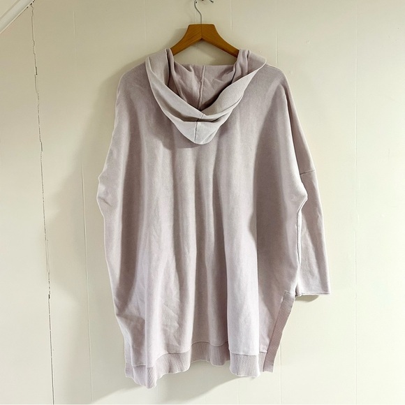 Barefoot Dreams Sunbleached Hooded Button Front Cardigan in Pale Lilac sz XXS-XS - Picture 4 of 4
